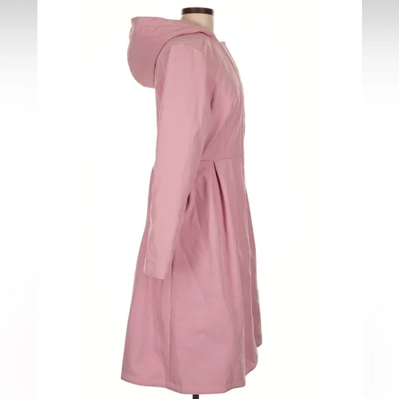 EUC RainSisters RARE Full Circle fit and flare pink Raincoat M - Picture 4 of 16